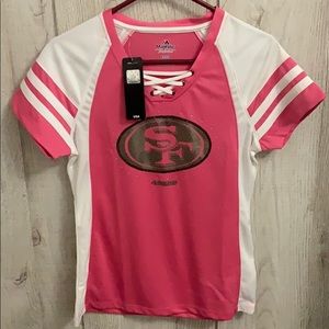 NFL 49er shirt, NWT, NFL Majestic